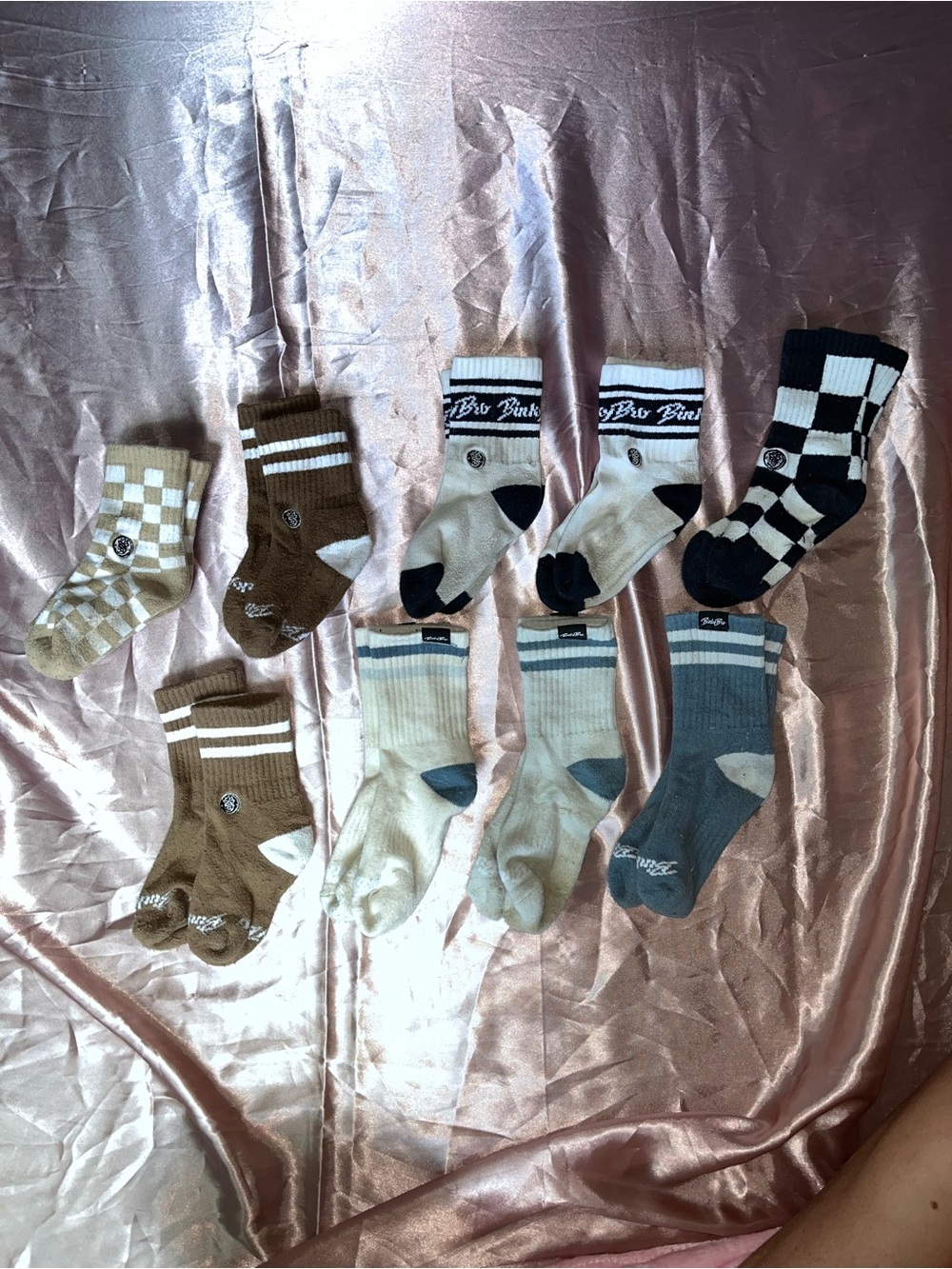 9 Pair of Binky Bro Toddler Socks